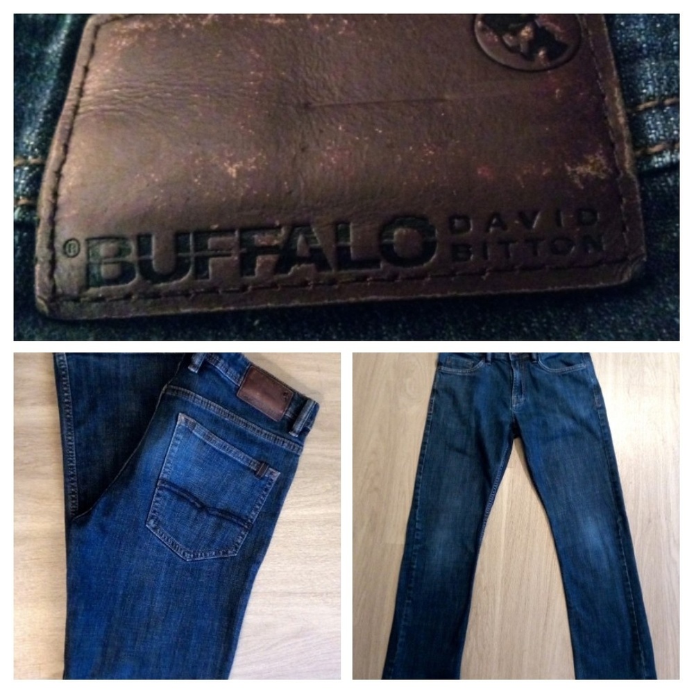 Buffalo Straight Stretch dark denim jeans SZ-32x30